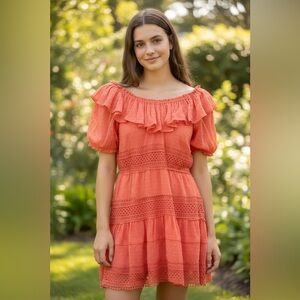 Entro Charming Coral Dress